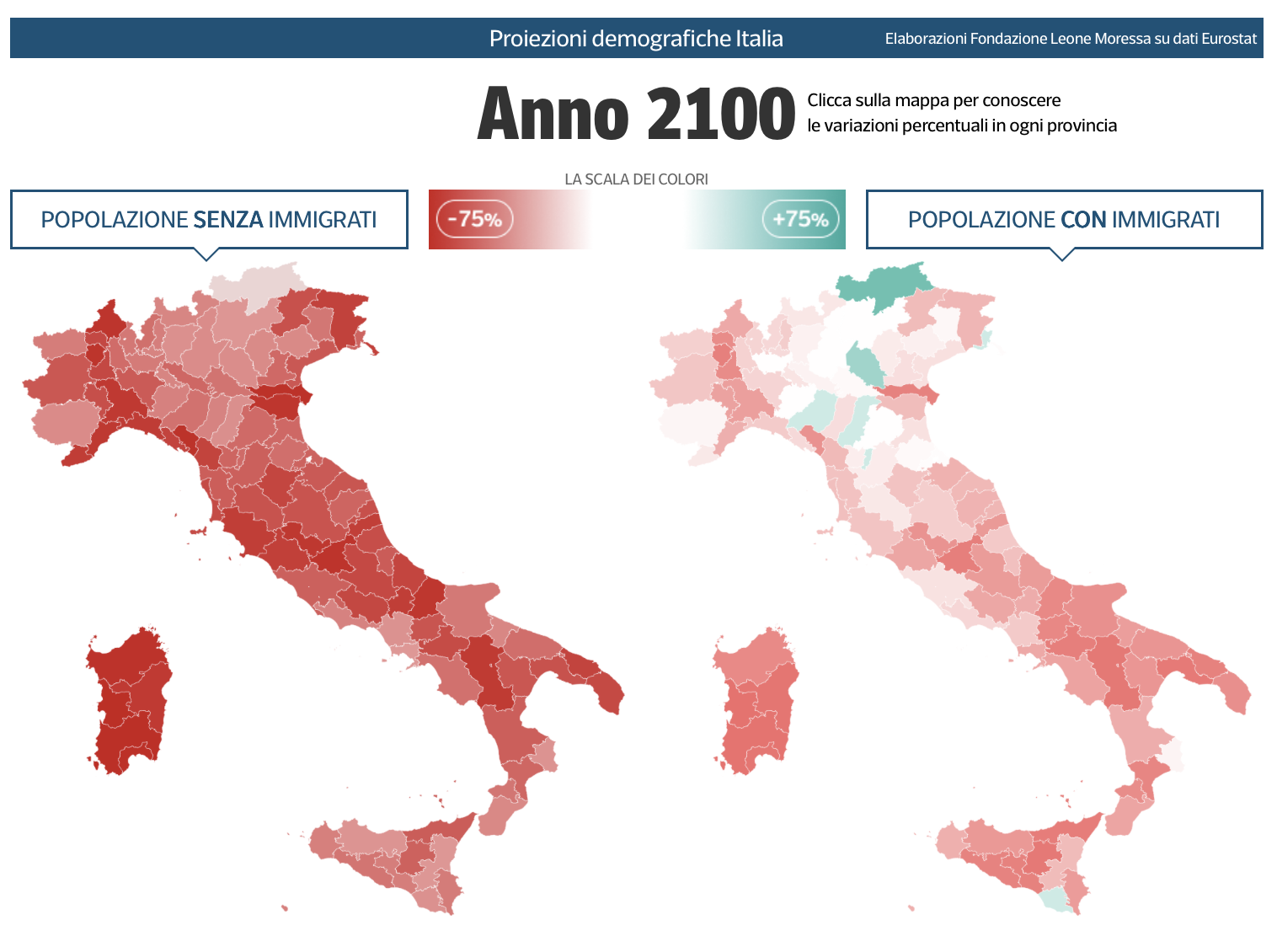 Прогноз демографии в Италии