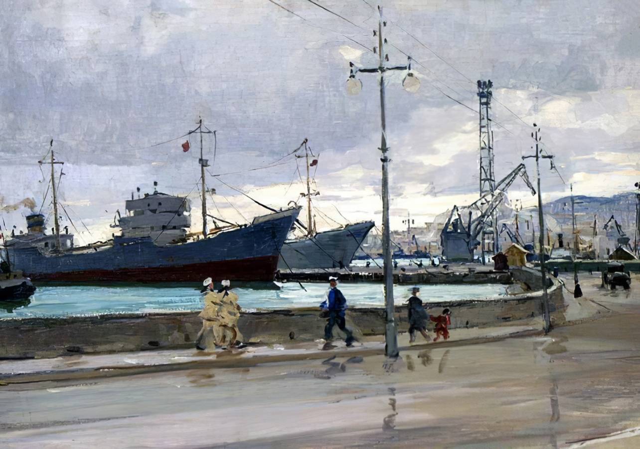 Михаил Уткин. В Новороссийске. 1962