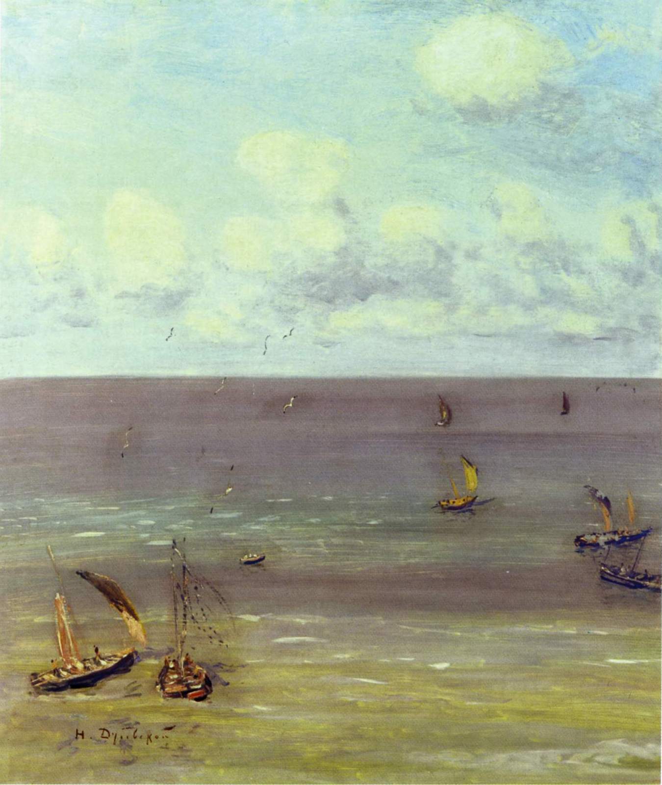 Дубовской Николай Никанорович. Азовское море. 1909